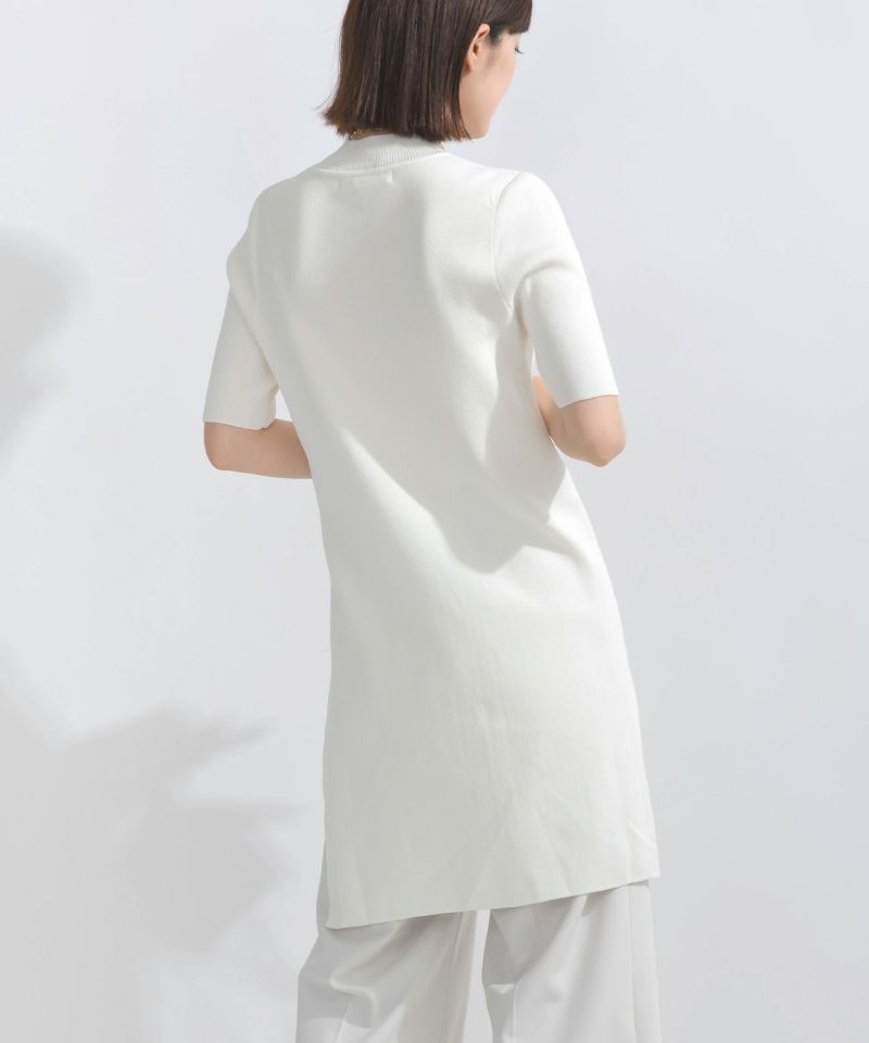 model：162cm　着用サイズ：M　オフホワイト