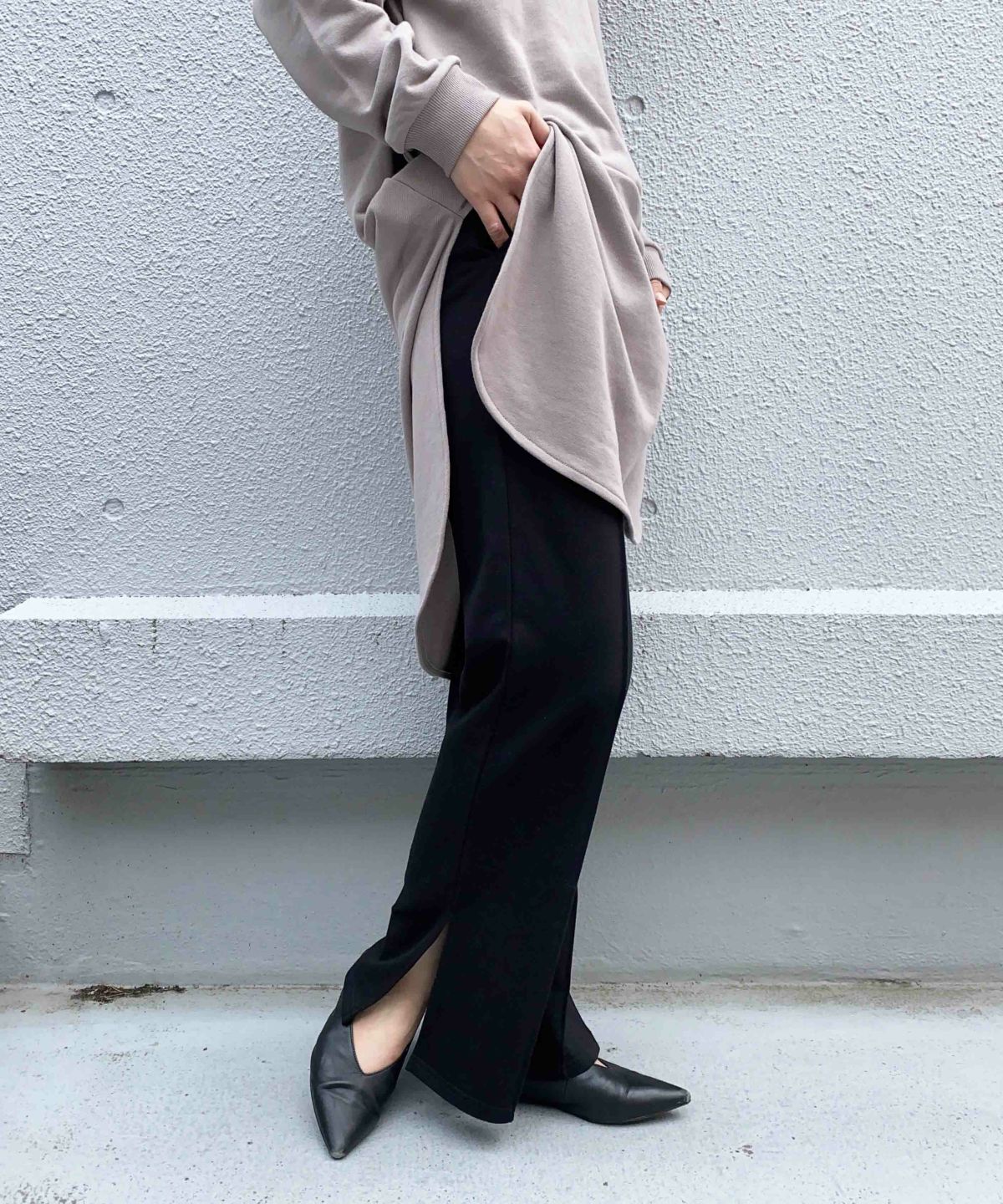 model：H164　着用サイズ：M　ブラック