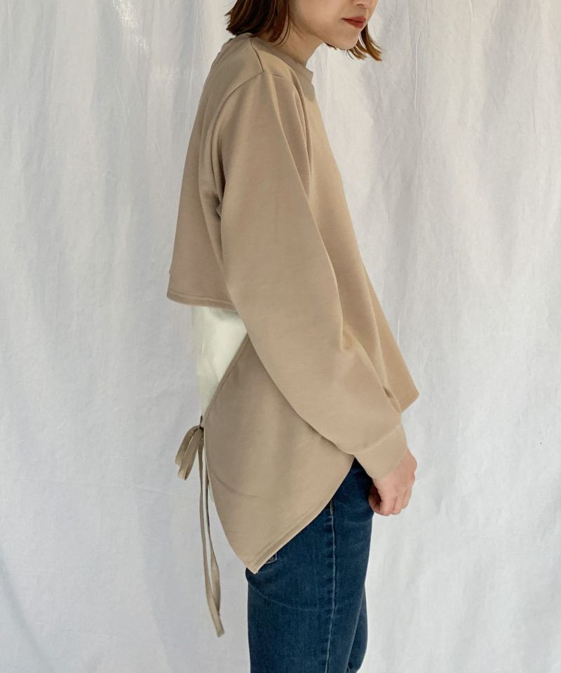 model：H164　着用サイズ：M　ベージュ