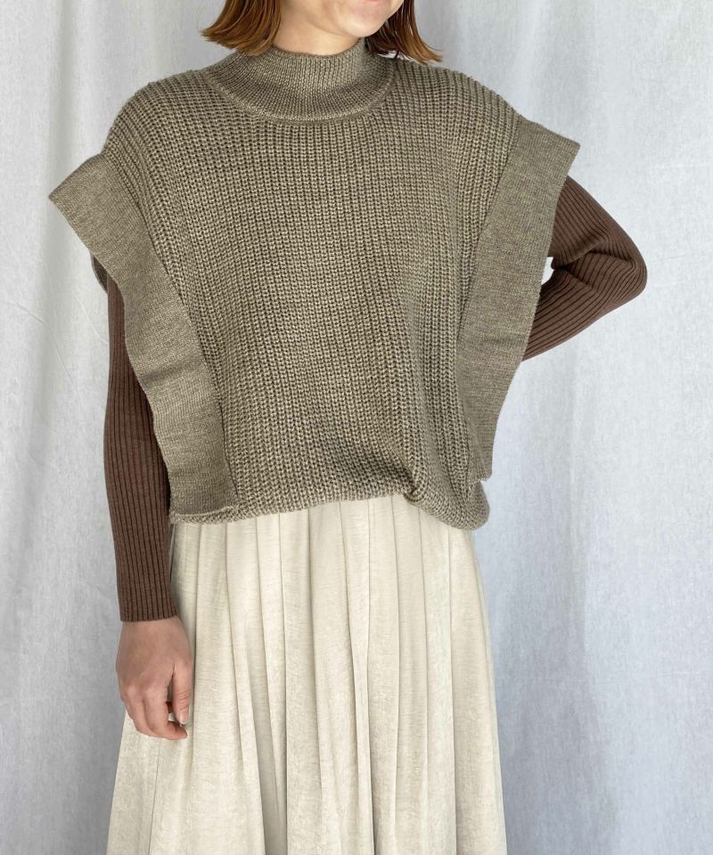 IRENE Eyelet High Gaugeニットベスト IRENE Eyelet High Gaugeニットベスト