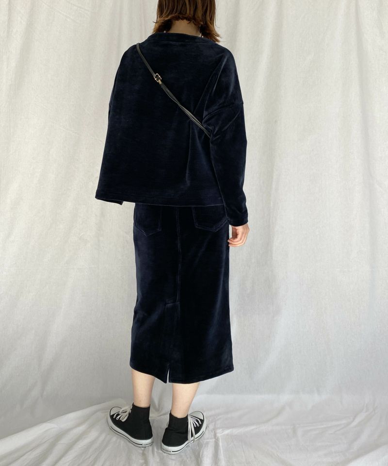 model：H164　着用サイズ：M　ネイビー　セットアップで