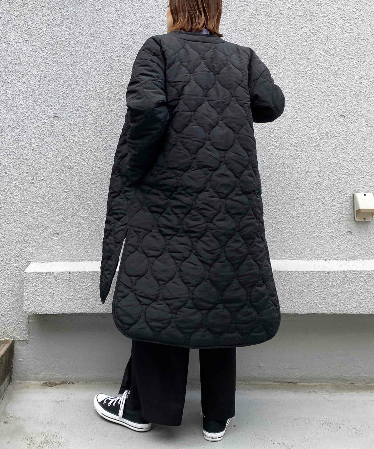 model：H164　着用サイズ：M　ブラック