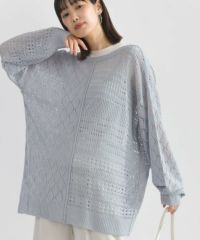 model：H162　着用サイズ：M　サックスブルー