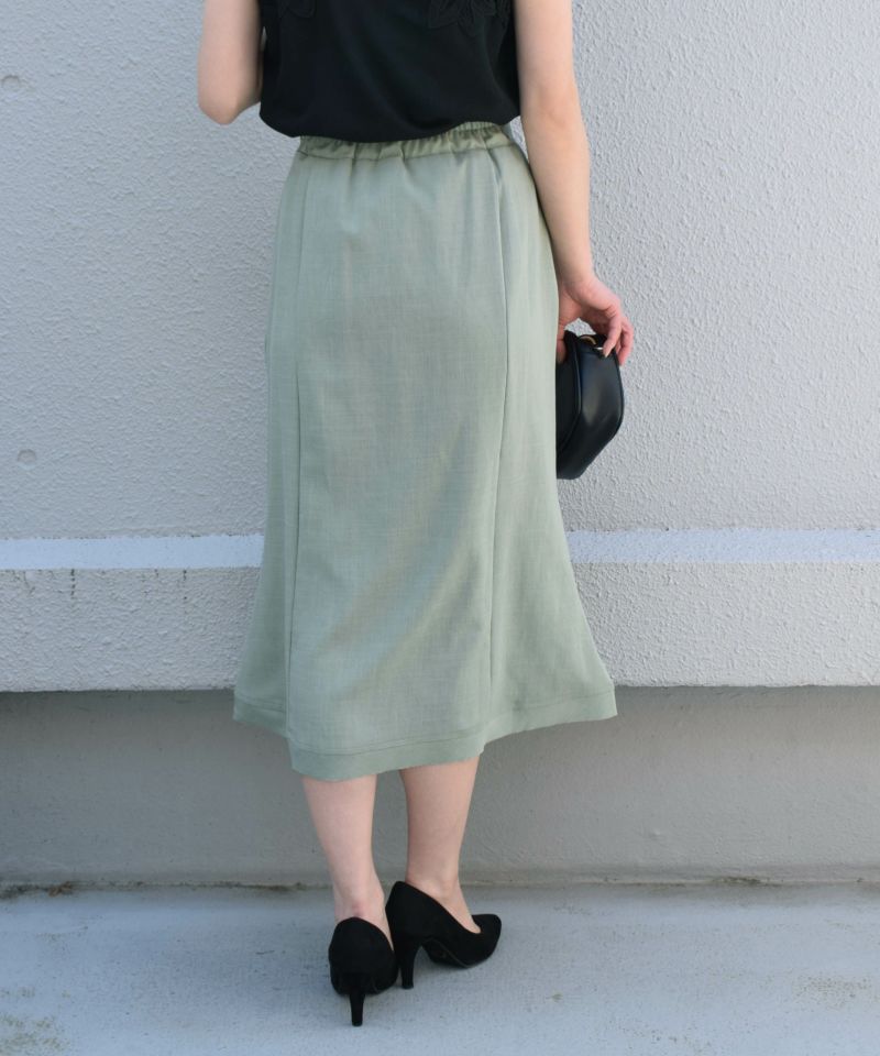 model：H164　着用サイズ：M　グリーン