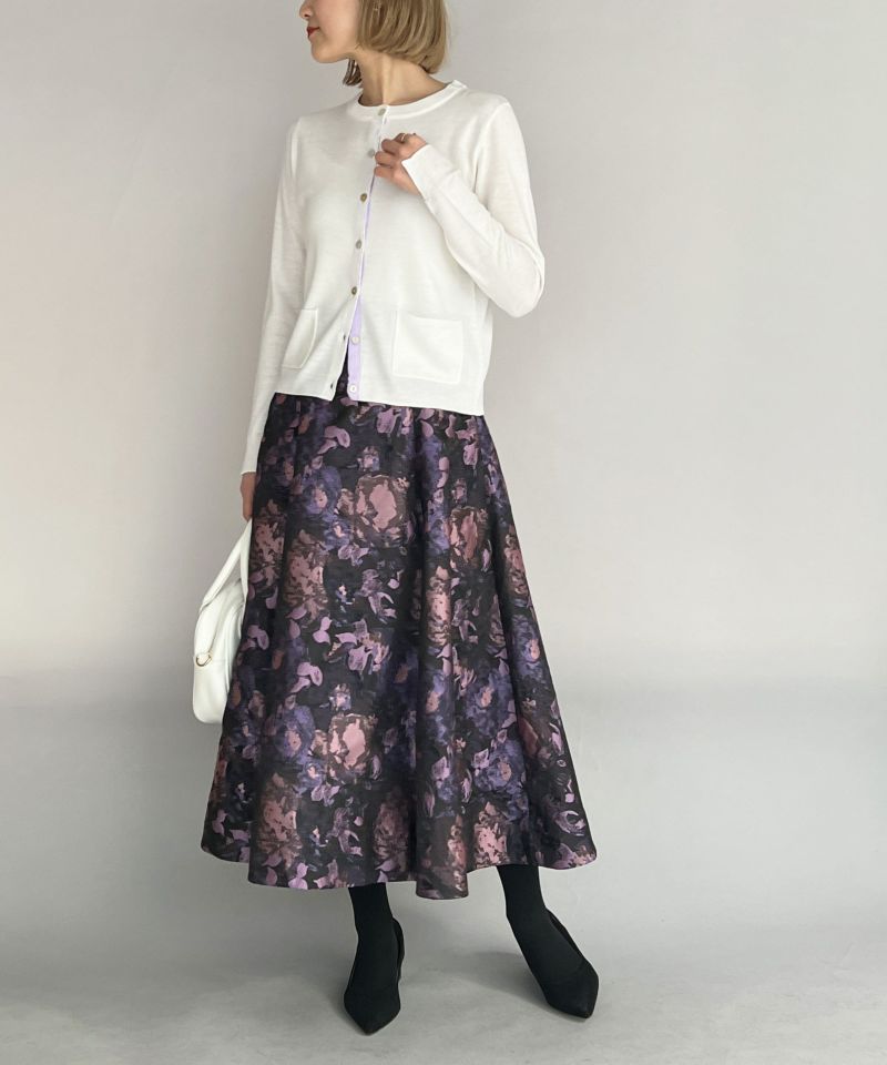 model：H164　着用サイズ：M　オフホワイト