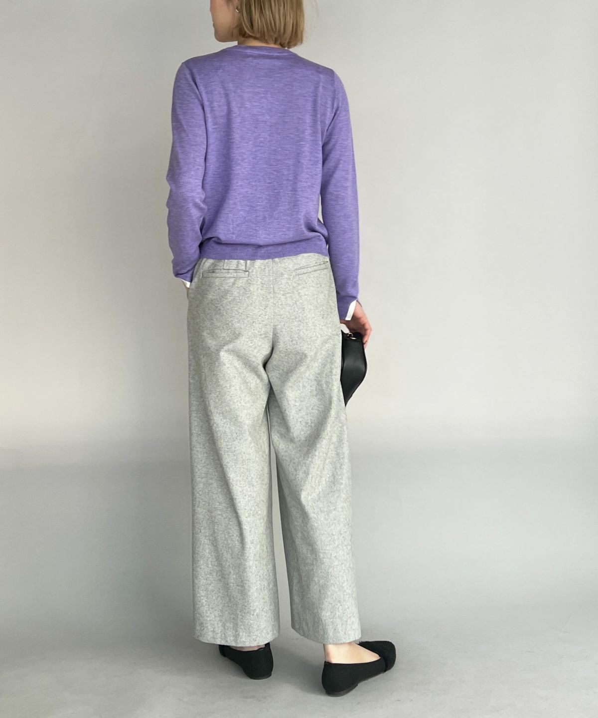 model：H164　着用サイズ：M　ラベンダー