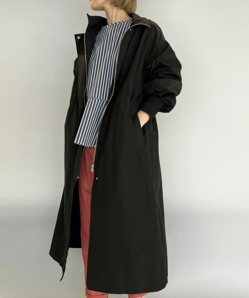 p*4様 値下 超美品 ジャーナルスタンダード フード付コート 黒