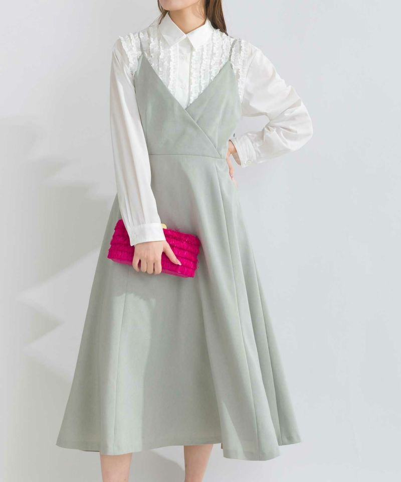 model：H165　着用サイズ：M　ライトグレー