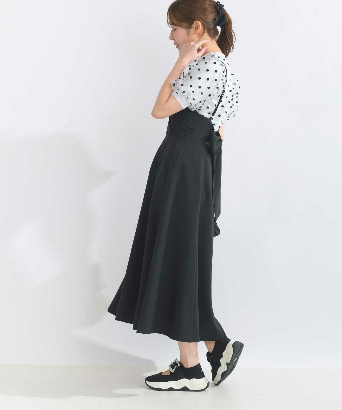 model：H165　着用サイズ：M　ブラック