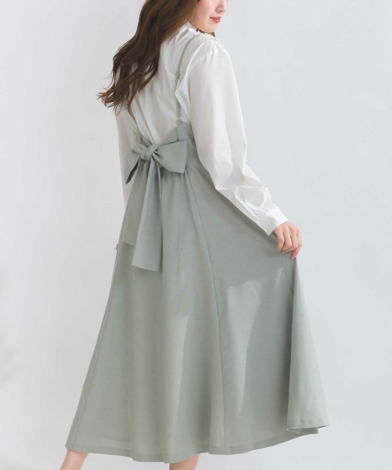 model：H165　着用サイズ：M　ライトグレー