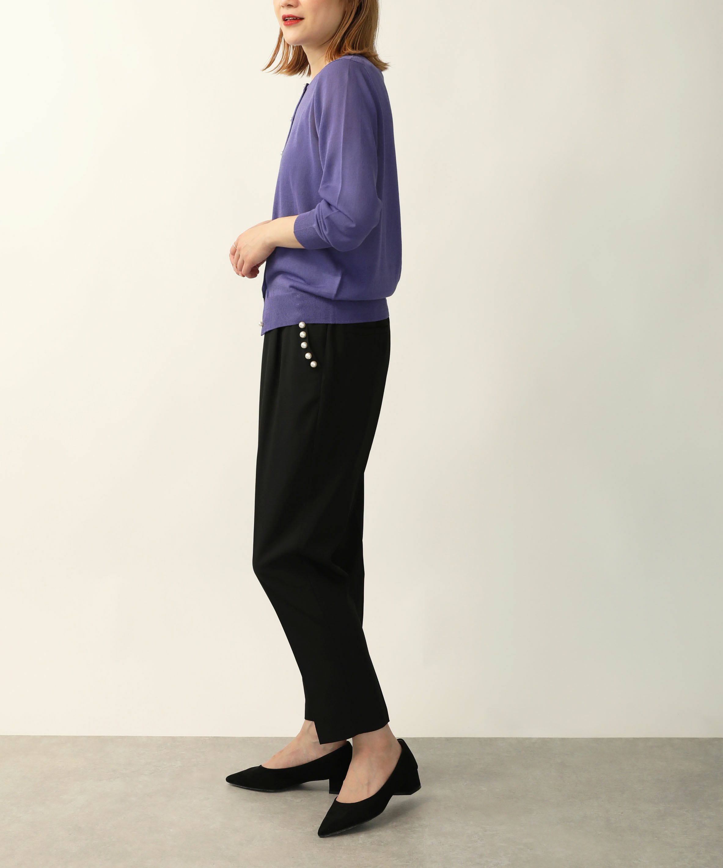 model：H164　着用サイズ：M　ブラック