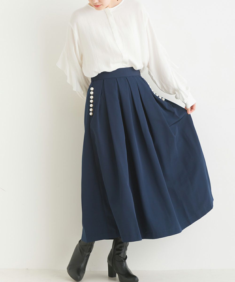 model：H162　着用サイズ：M　ネイビー