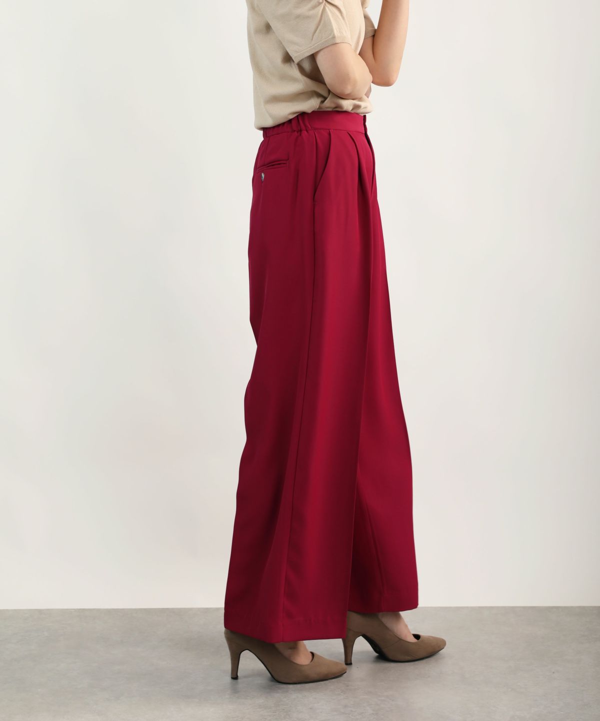 model：H164　着用サイズ：M　チェリーピンク