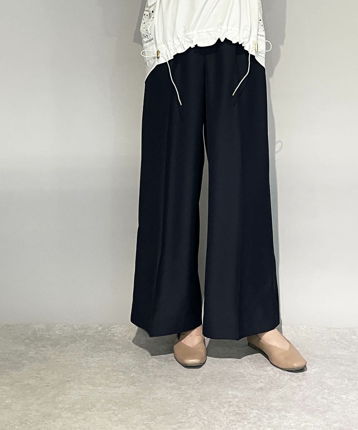 model：H164　着用サイズ：M　ネイビー