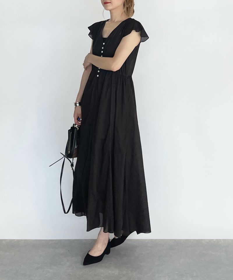 model：H164　着用サイズ：M　ブラック