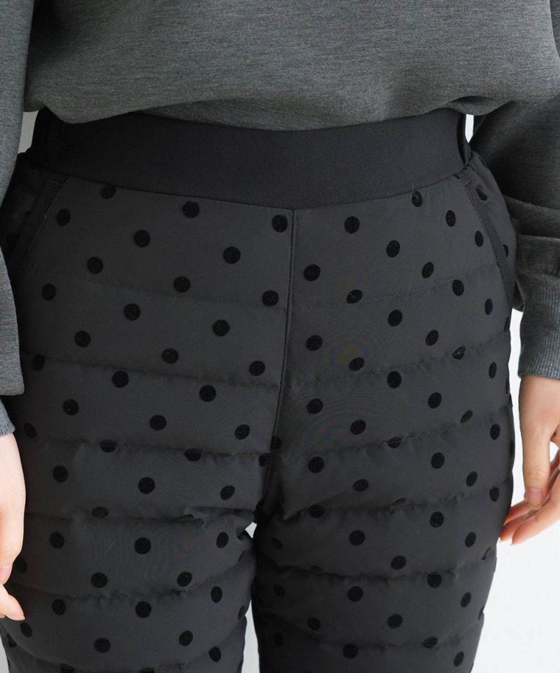 PICCIN フロッキードットダウンパンツ Mサイズ ブラック フロッキードットダウンパンツ | PICCIN (ピッチン) 公式通販