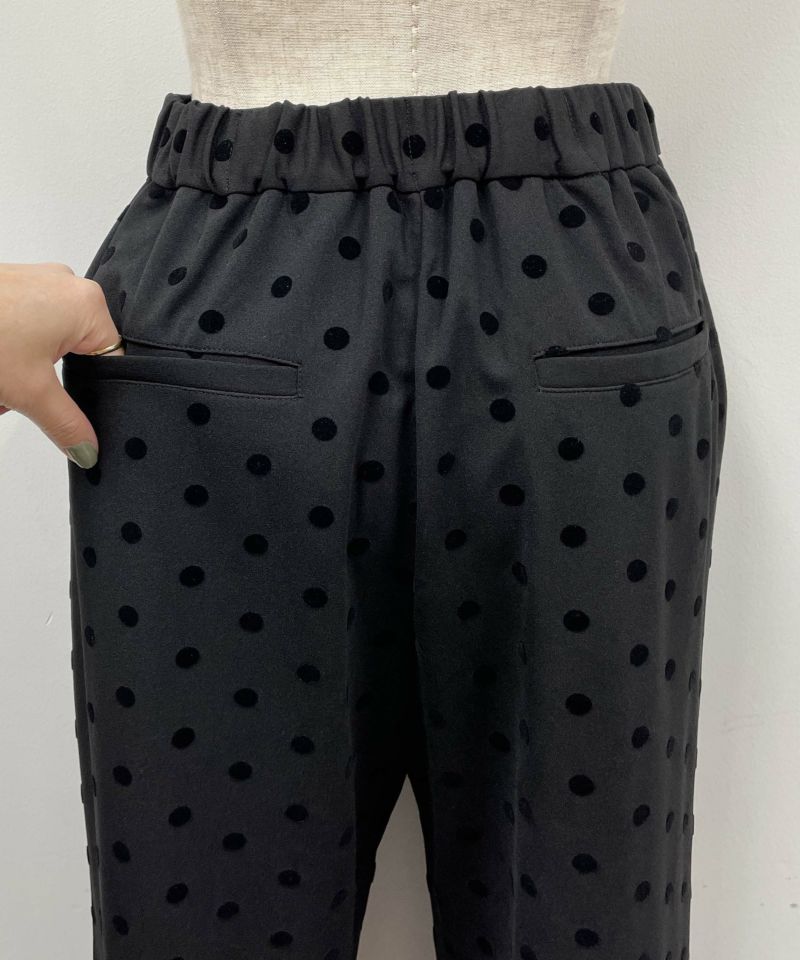 [RuNaKiHu]ドット ピンタック パンツ(2color)_over fit RuNaKiHu]ドット ピンタック パンツ(2color)_over fit (ショート