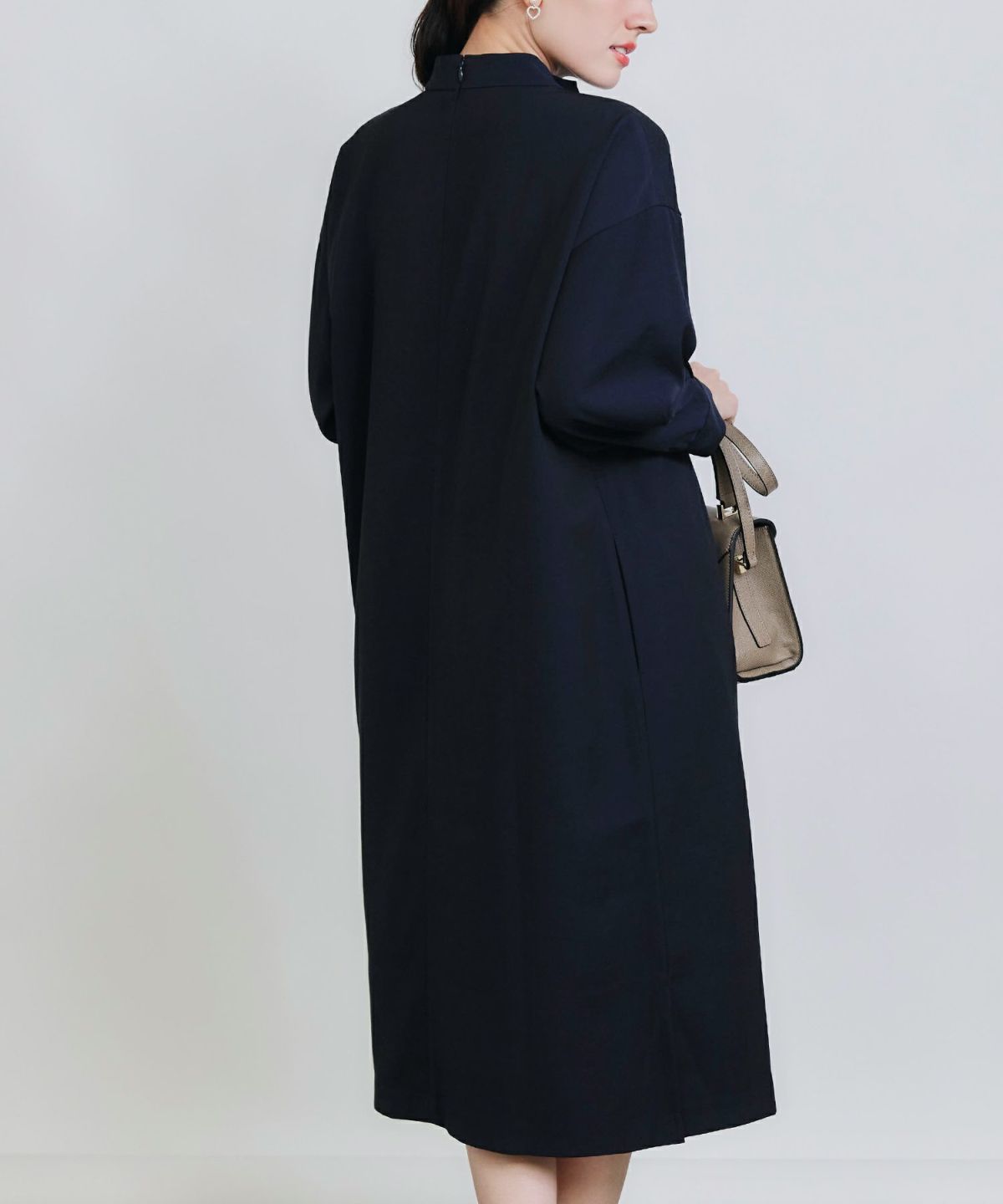 model：H155　着用サイズ：M　ネイビー