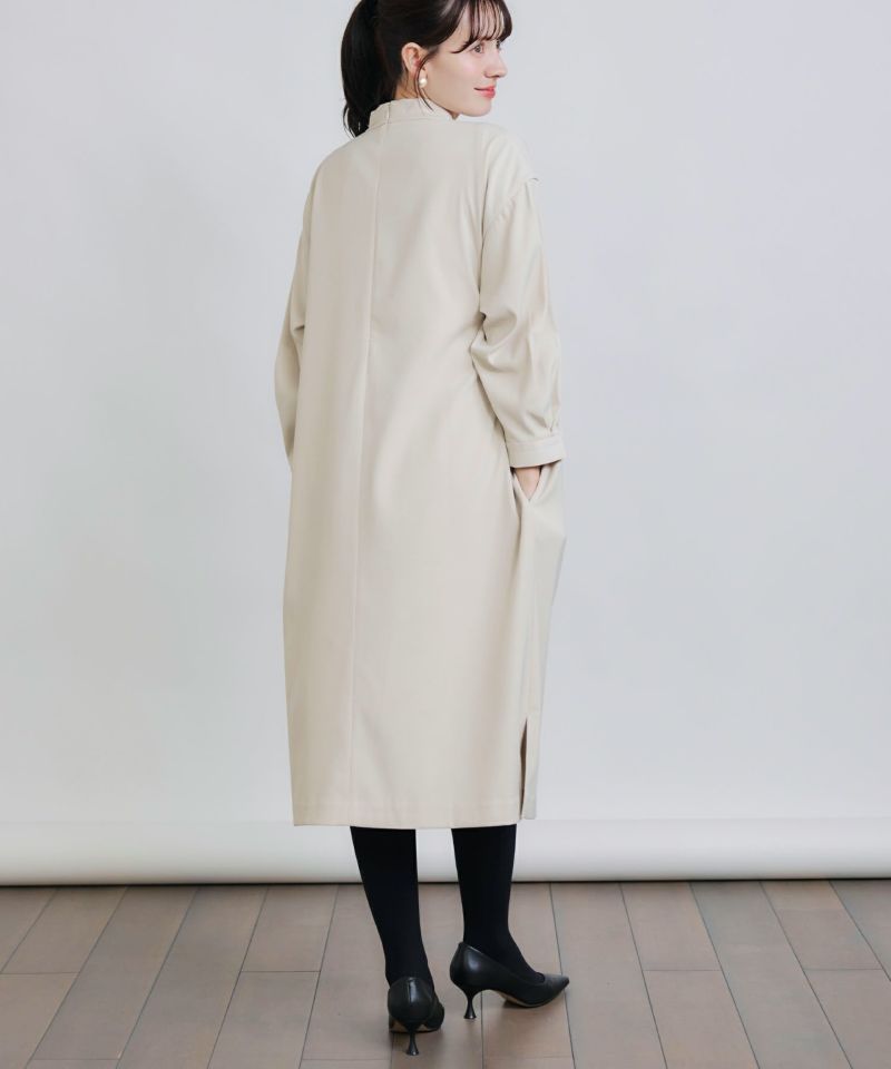 model：H155　着用サイズ：M　ベージュ