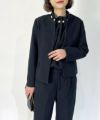model：H164　着用サイズ：M　ネイビー