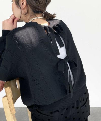 マーリエパーエフデ【19号】ペプラムデニムブルゾン