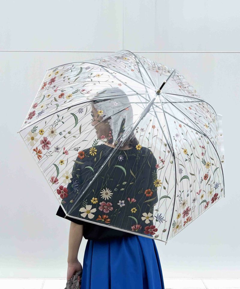 Wpc.]刺繍風アンブレラ 雨傘 ビニール傘 | PICCIN (ピッチン