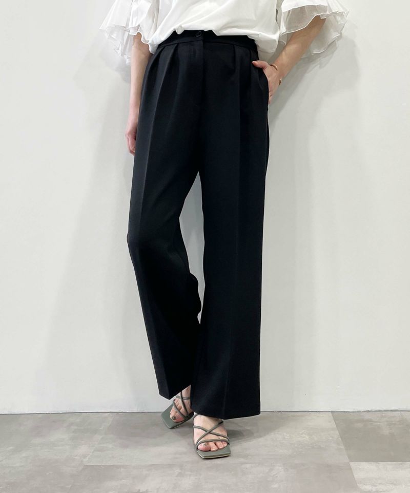 美品MHL, ブラック 2タックパンツ Mサイズ 美品MHL, ブラック 2タックパンツ Mサイズ