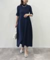 model：H164　着用サイズ：M　ネイビー