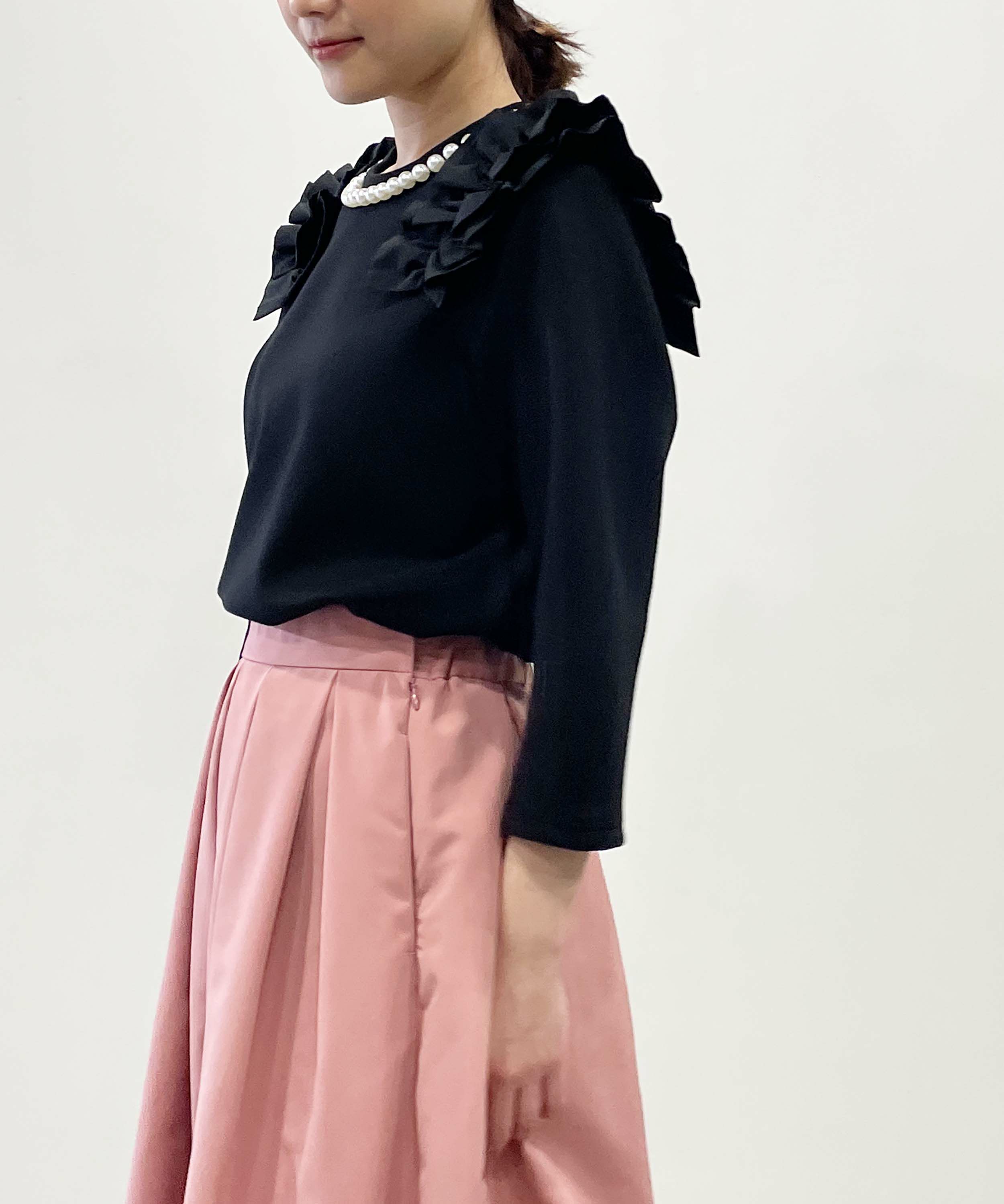model：H164　着用サイズ：M　ブラック