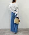 model：H164　着用サイズ：M　ホワイト