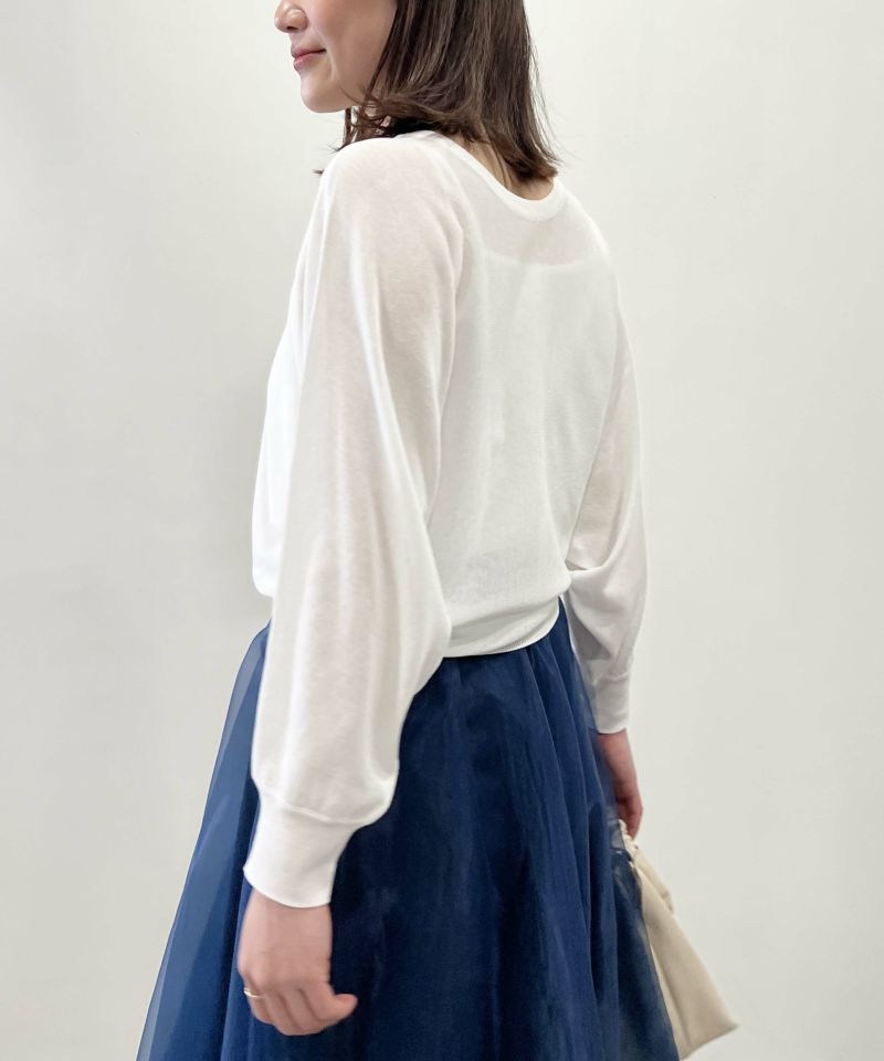 model：H164　着用サイズ：M　ホワイト