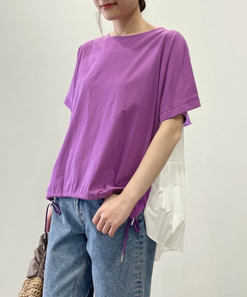 model：H164　着用サイズ：M　パープル
