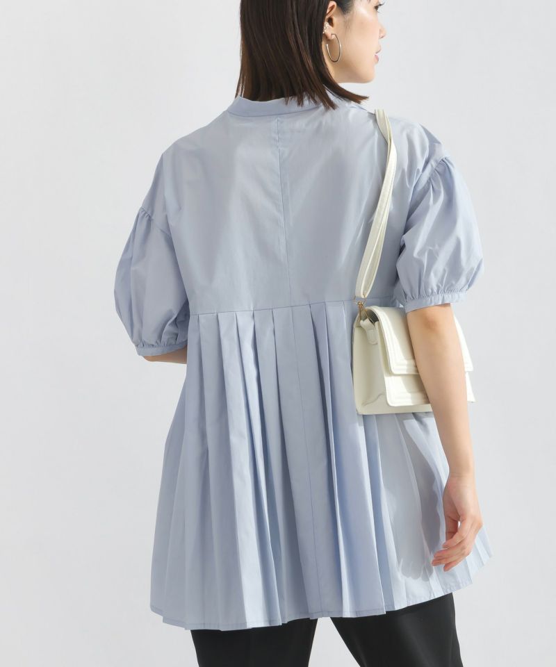 model：H162　着用サイズ：M　サックスブルー