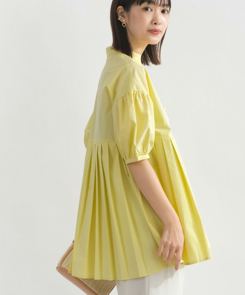 model：H162　着用サイズ：M　レモンイエロー