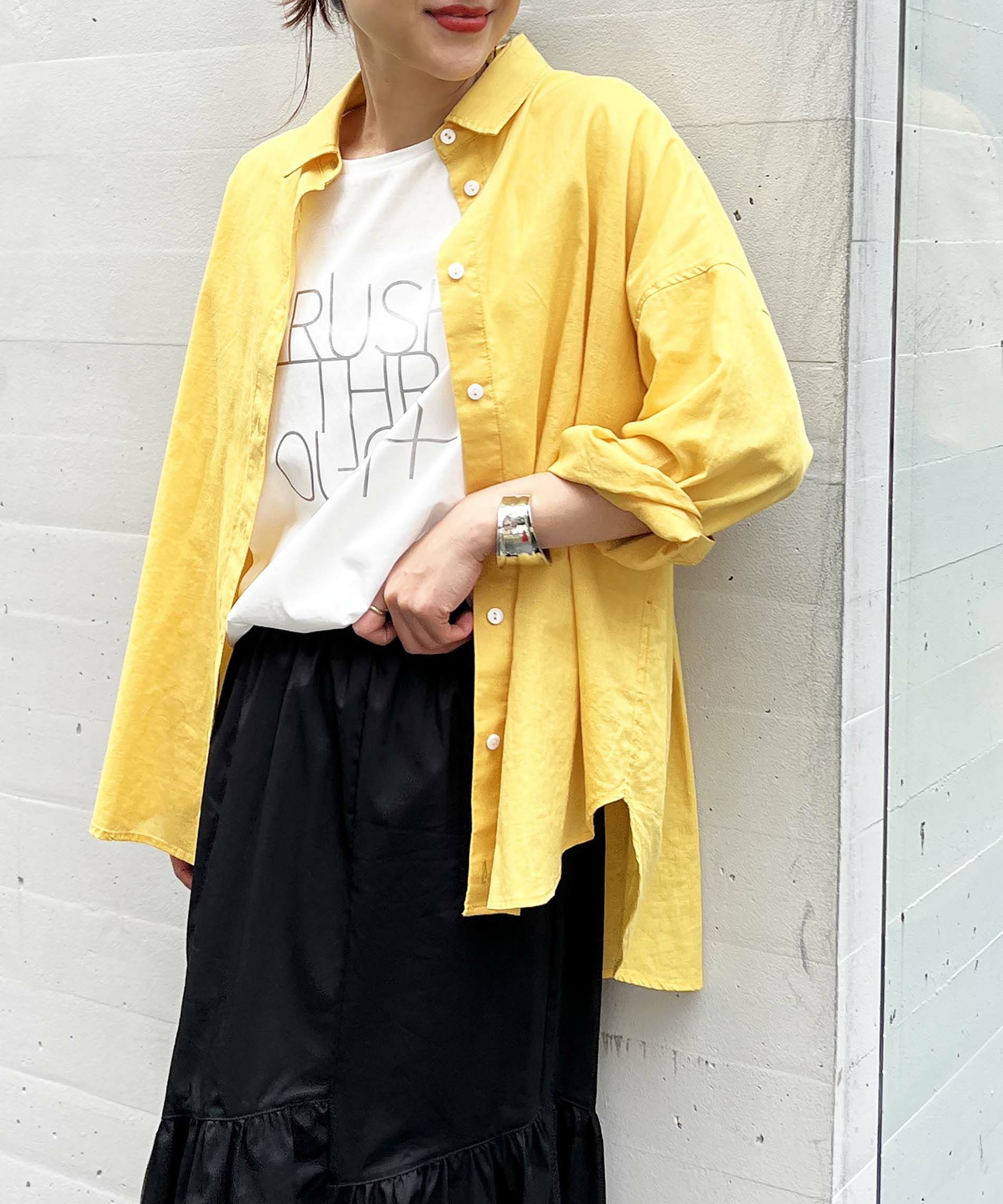 カシュクールリネンビッグシャツ | PICCIN (ピッチン) 公式通販