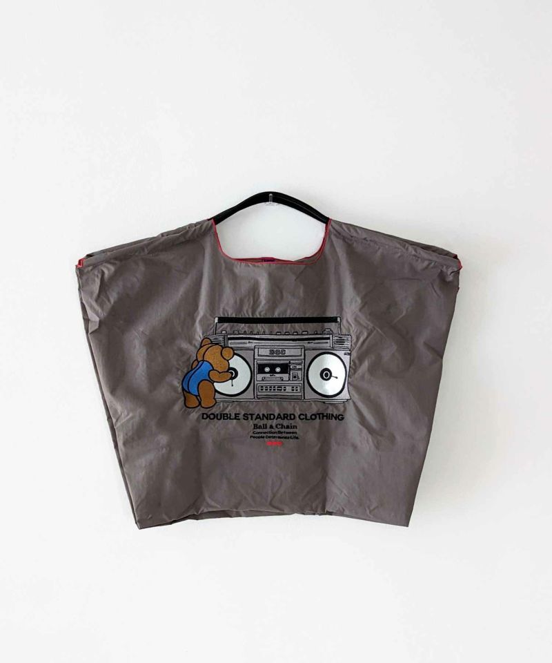 Ball&Chain×DOUBLE STANDARD CLOTHING]shopping bag-DJ bear(L