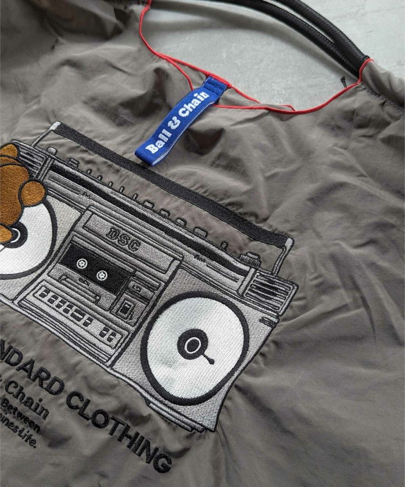 Ball&Chain×DOUBLE STANDARD CLOTHING]shopping bag-DJ bear(L