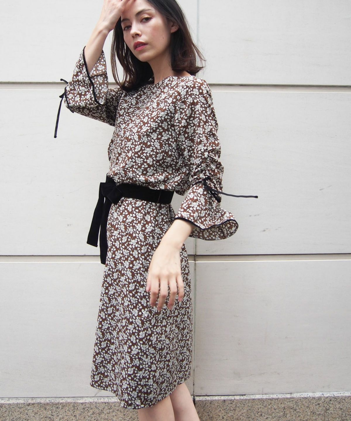 model：H160　着用サイズ：M　ブラウン系その他