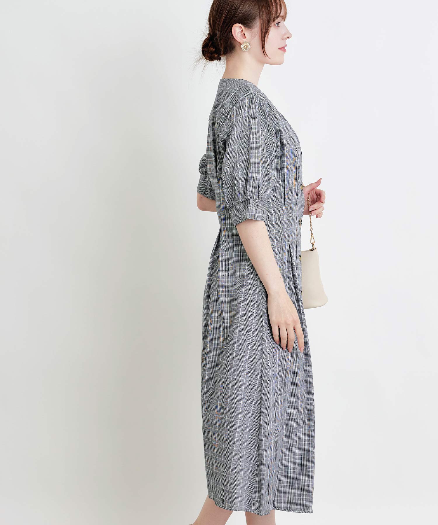 model：H167　着用サイズ：L　ブラック系その他