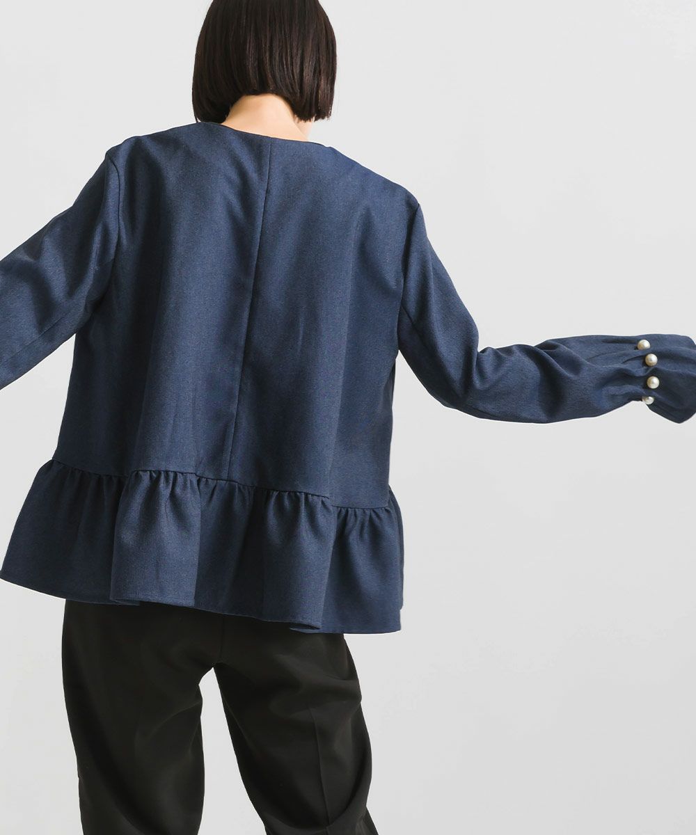 model：H162　着用サイズ：M　ダークブルー