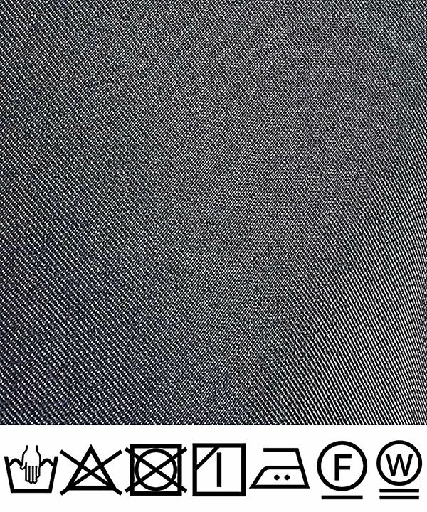 生地アップ　洗濯表示