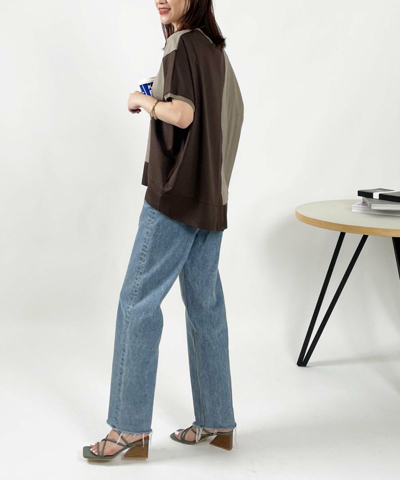 model：H164　着用サイズ：M　カーキ