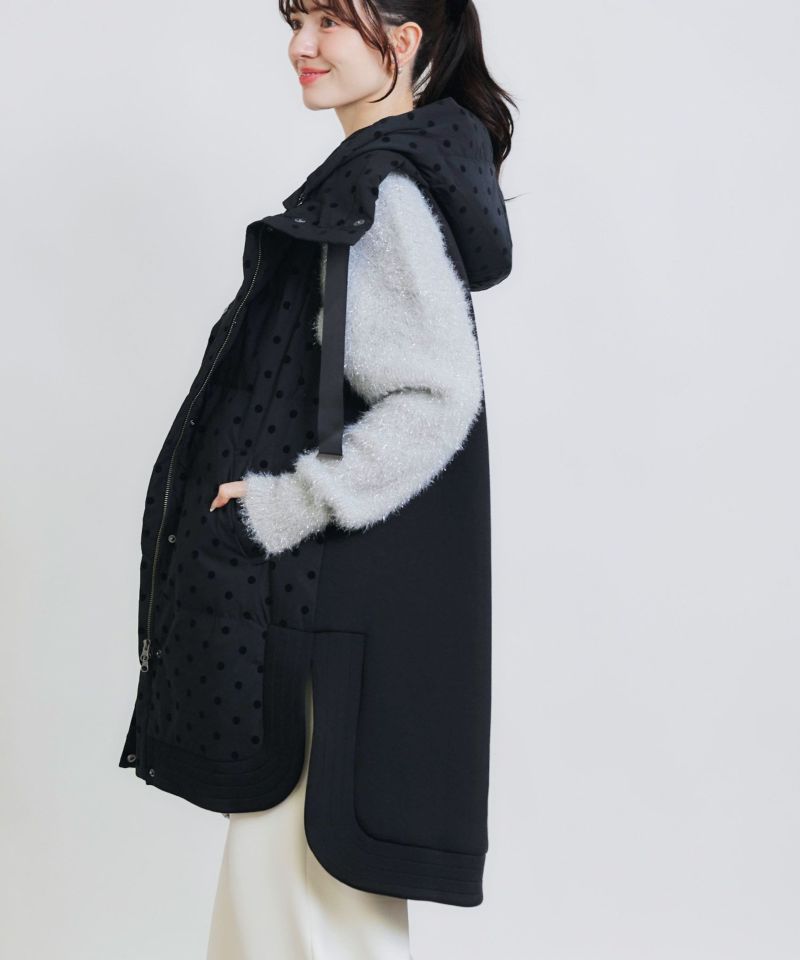 model：H155　着用サイズ：M　フードあり