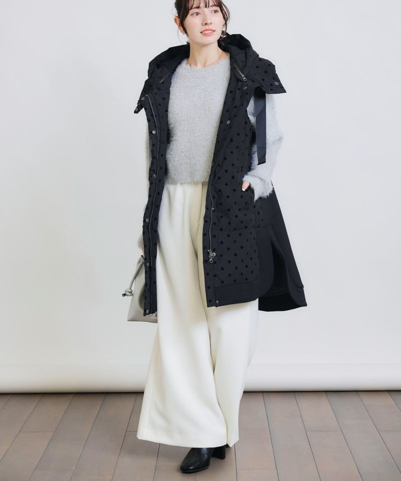 model：H155　着用サイズ：M　フードあり