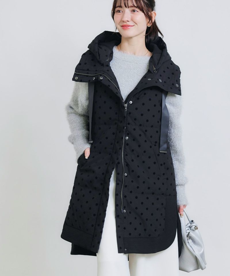 model：H155　着用サイズ：M　フードあり