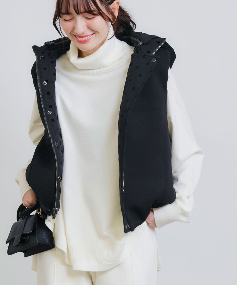 model：H155　着用サイズ：M　裏　フードあり