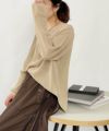 model：H164　着用サイズ：M　ベージュ