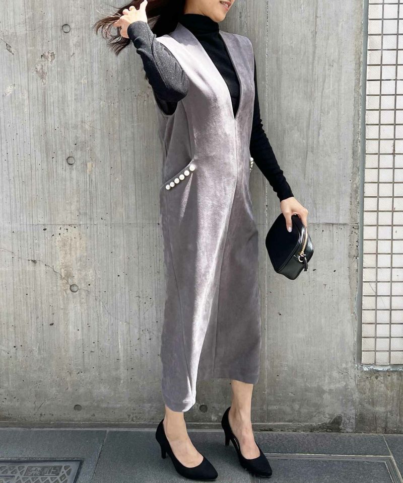 model:H162　着用サイズ：M　グレー