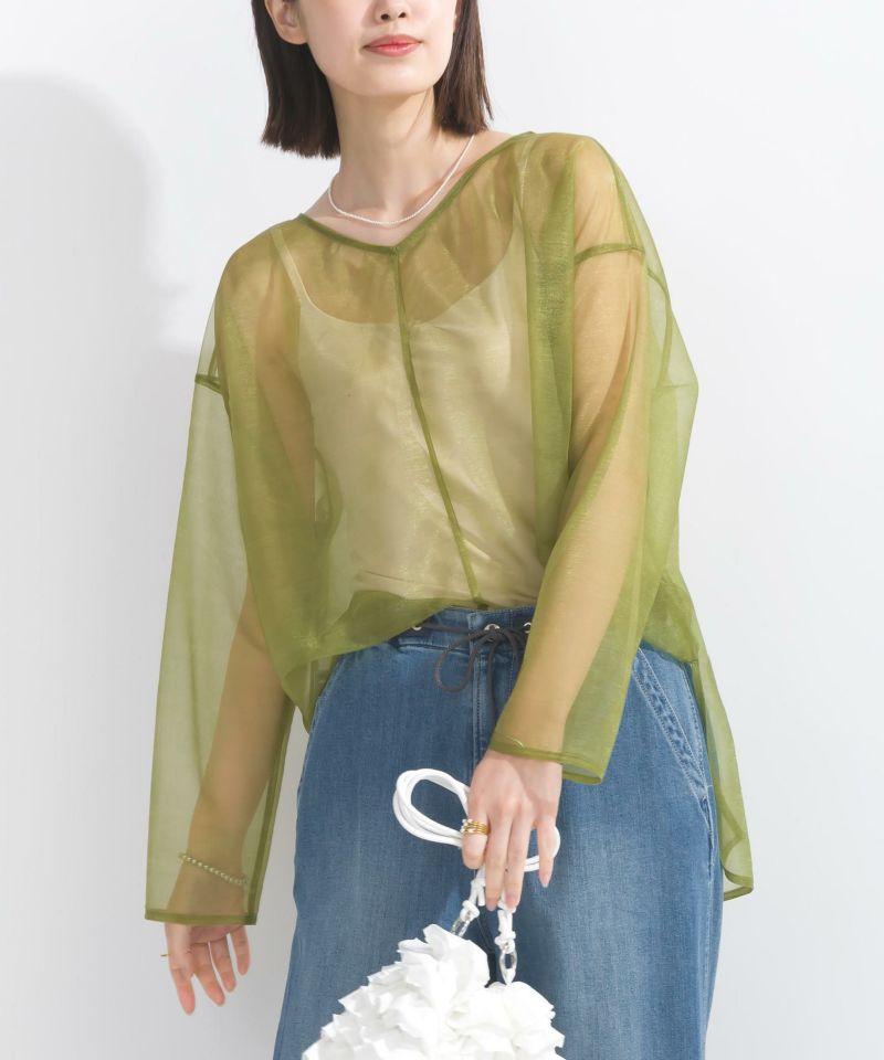Plage chiffon deknit プルオーバー chiffon deknit プルオーバー（Tシャツ／カットソー）｜Plage