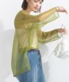 model：162cm　着用サイズ：M　カーキ　前後2WAYバージョン